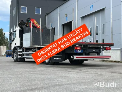Kranbil Volvo FE 42 R - 2018 | Palfinger PK 18002 - Produkten har utgått inga flera bud beaktas.