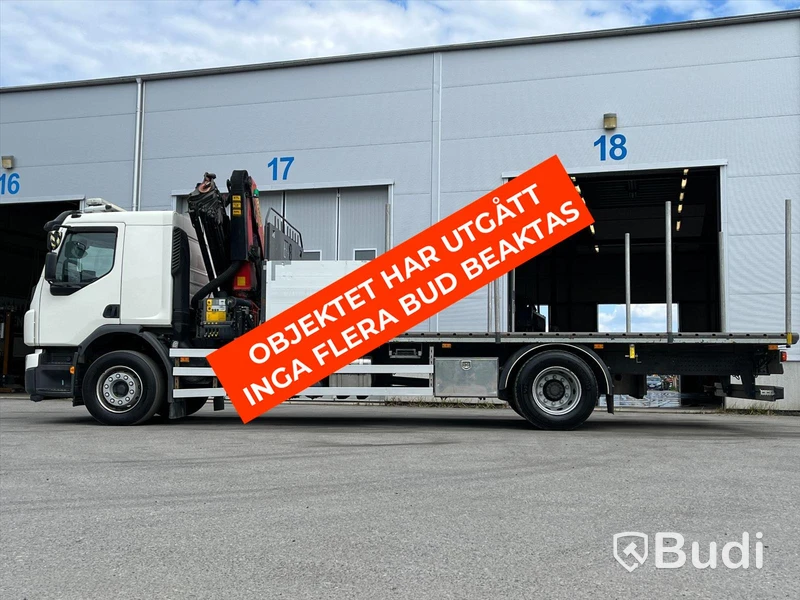 Kranbil Volvo FE 42 R - 2018 | Palfinger PK 18002 - Produkten har utgått inga flera bud beaktas.