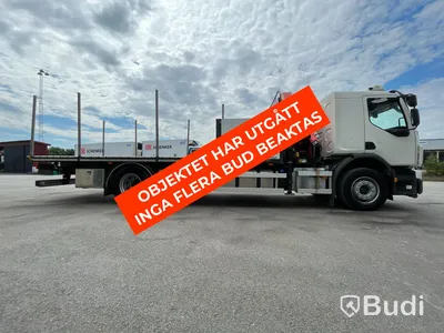 Kranbil Volvo FE 42 R - 2018 | Palfinger PK 18002 - Produkten har utgått inga flera bud beaktas.