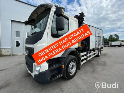 Kranbil Volvo FE 42 R - 2018 | Palfinger PK 18002 - Produkten har utgått inga flera bud beaktas.