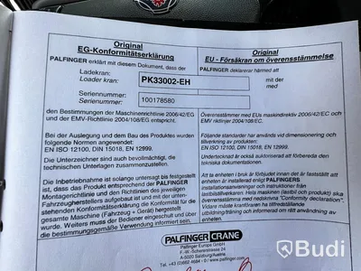 Kranbil Scania R410 LB6x2-4 HNA | Palfinger PK 33002-EH med Jibb