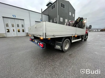 Lastbil Iveco Daily 70c17HA8 Pallfinger kran med EFAB byggnation Euro6