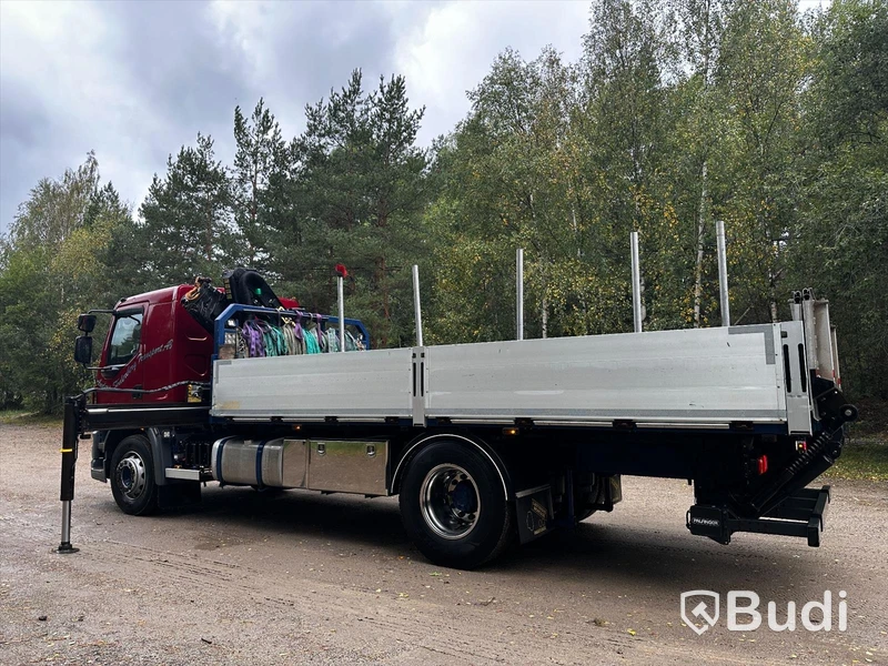 Kranbil DAF LF 290 FA | 2016 | Brädgårdsbil | Kranflak med vikbar baklyft