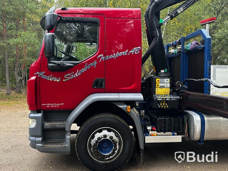 Kranbil DAF LF 290 FA | 2016 | Brädgårdsbil | Kranflak med vikbar baklyft