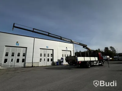 Kranbil DAF LF 290 FA | 2017 | Brädgårdsbil | Kranflak med vikbar baklyft | PK19.001 - EXPORT