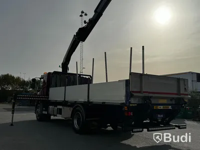 Kranbil DAF LF 290 FA | 2017 | Brädgårdsbil | Kranflak med vikbar baklyft | PK19.001 - EXPORT