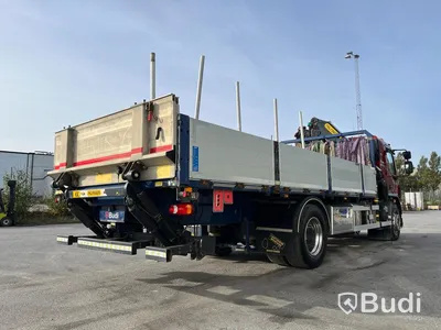 Kranbil DAF LF 290 FA | 2017 | Brädgårdsbil | Kranflak med vikbar baklyft | PK19.001 - EXPORT