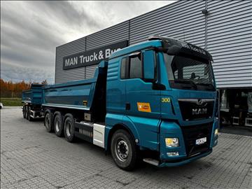 Tippbil MAN TGX 35.500-2017 | 8X4-4 BL | Meiller | Tippsläp Kilafors -2017