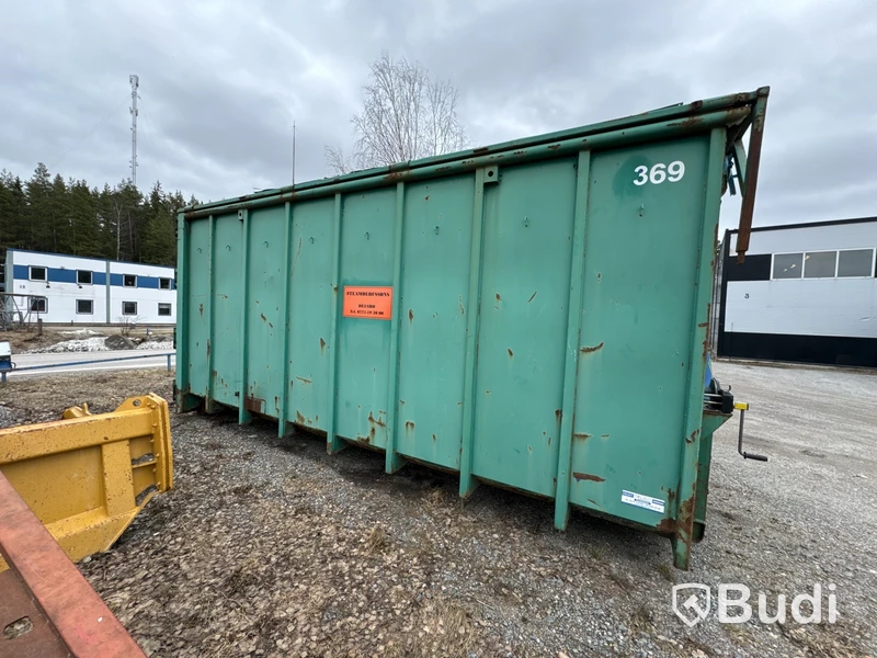 Lastväxlarcontainer Lastväxlarflak 38m2 med tak