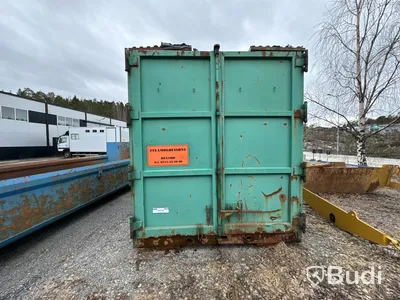 Lastväxlarcontainer Lastväxlarflak 38m2 med tak