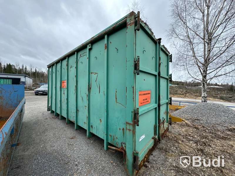 Lastväxlarcontainer Lastväxlarflak 38m2 med tak