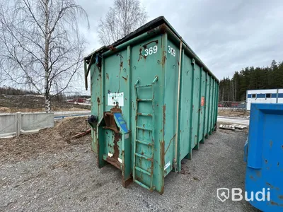Lastväxlarcontainer Lastväxlarflak 38m2 med tak