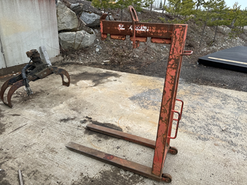 Pallyft pallgaffel för kranbil 1500kg 