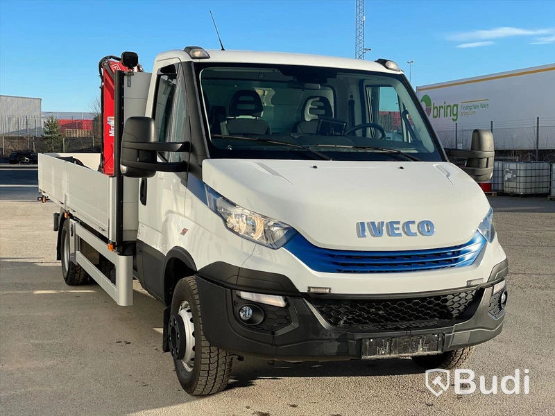 Lastbil Iveco Daily 3.0 CNG HI-MATIC 7,2T | Fassi kran micro