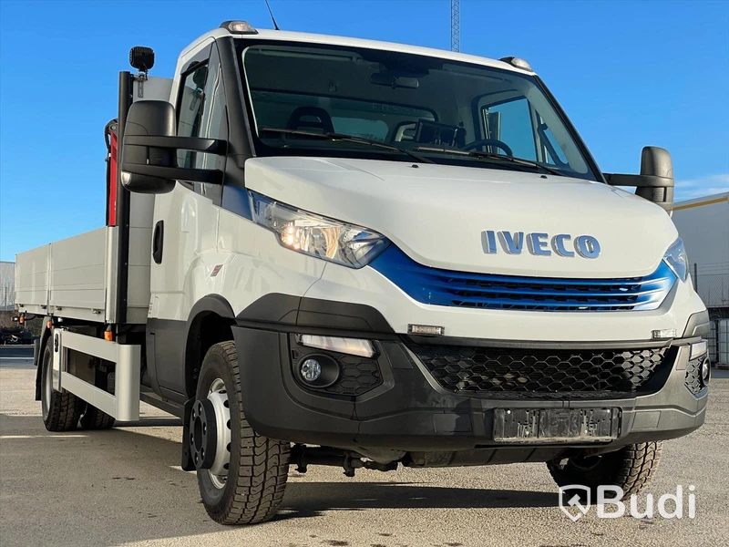 Lastbil Iveco Daily 3.0 CNG HI-MATIC 7,2T | Fassi kran micro