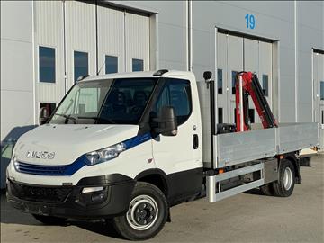 Lastbil Iveco Daily 3.0 CNG HI-MATIC 7,2T | Fassi kran micro