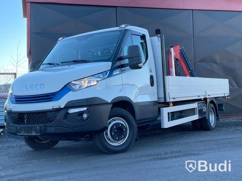 Lastbil Iveco Daily 3.0 CNG HI-MATIC 7,2T | Fassi kran micro