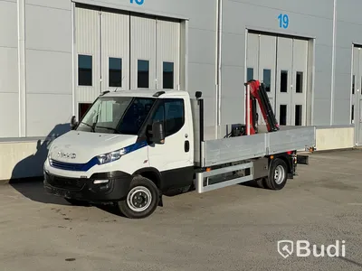 Lastbil Iveco Daily 3.0 CNG HI-MATIC 7,2T | Fassi kran micro