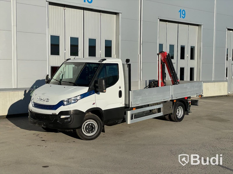 Lastbil Iveco Daily 3.0 CNG HI-MATIC 7,2T | Fassi kran micro
