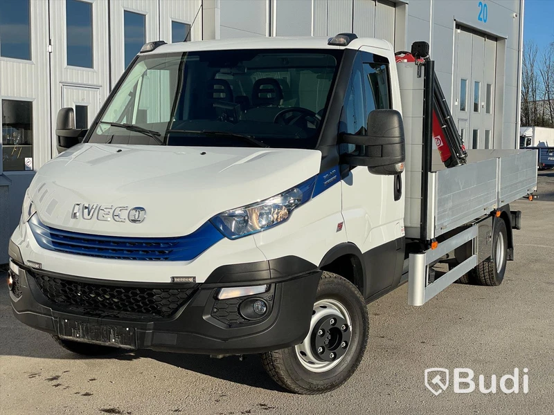 Lastbil Iveco Daily 3.0 CNG HI-MATIC 7,2T | Fassi kran micro