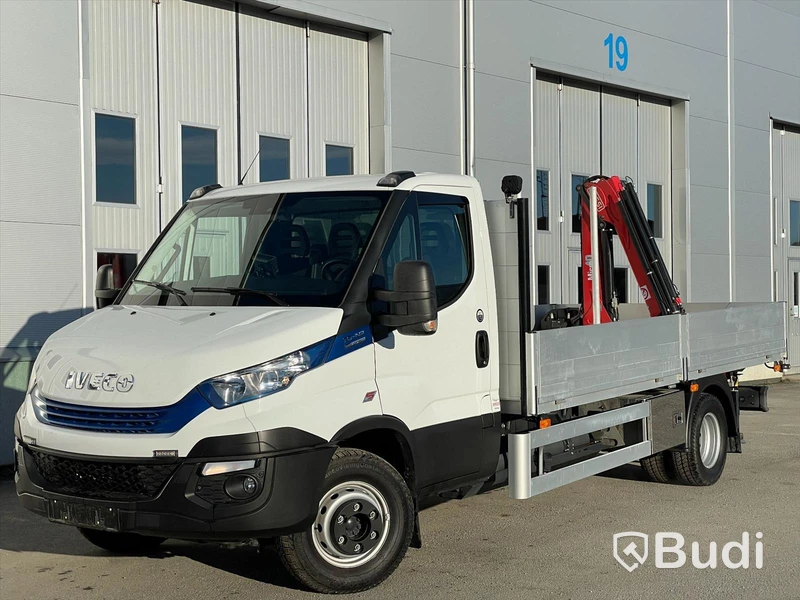Lastbil Iveco Daily 3.0 CNG HI-MATIC 7,2T | Fassi kran micro
