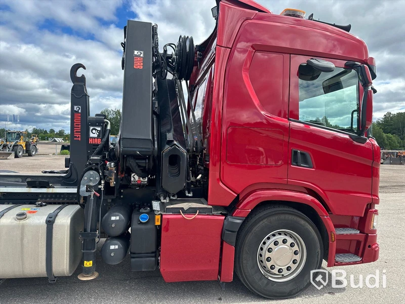 Lastbil Scania G500 8x4 2020 Tillverkare: Hiab Mätarställning (km): 14000