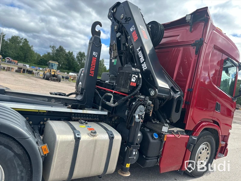 Lastbil Scania G500 8x4 2020 Tillverkare: Hiab Mätarställning (km): 14000