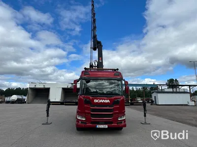 Lastbil Scania G500 8x4 2020 Tillverkare: Hiab Mätarställning (km): 14000