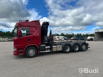 Lastbil Scania G500 8x4 2020 Tillverkare: Hiab Mätarställning (km): 14000