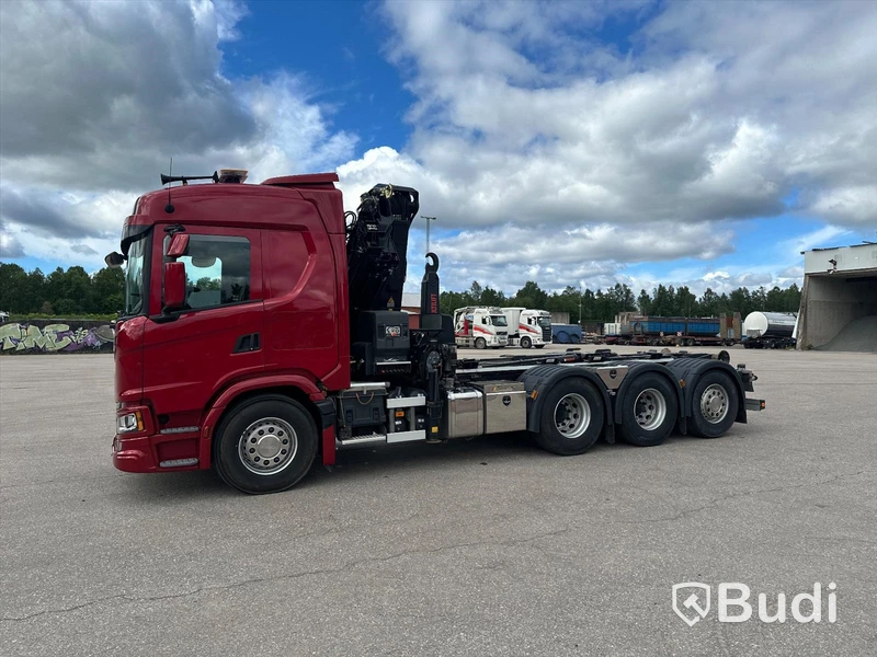 Lastbil Scania G500 8x4 2020 Tillverkare: Hiab Mätarställning (km): 14000