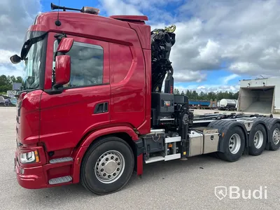 Lastbil Scania G500 8x4 2020 Tillverkare: Hiab Mätarställning (km): 14000