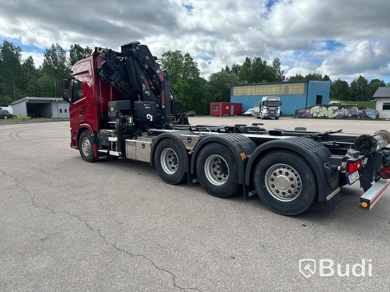 Lastbil Scania G500 8x4 2020 Tillverkare: Hiab Mätarställning (km): 14000