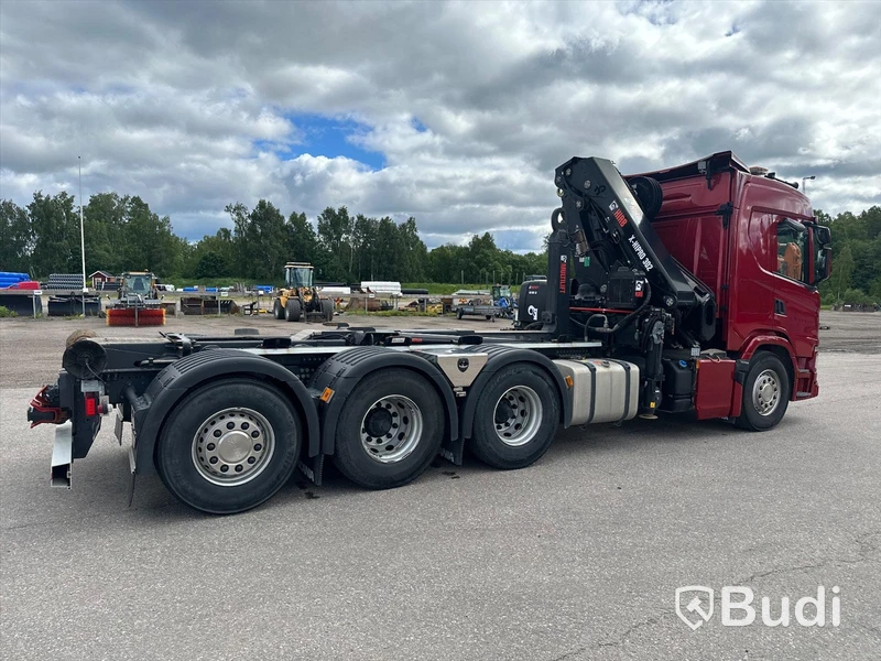 Lastbil Scania G500 8x4 2020 Tillverkare: Hiab Mätarställning (km): 14000