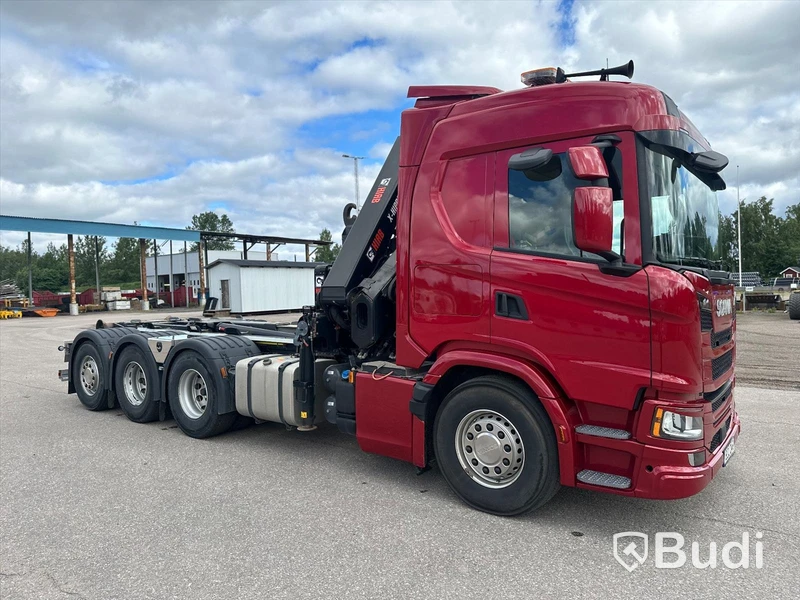 Lastbil Scania G500 8x4 2020 Tillverkare: Hiab Mätarställning (km): 14000