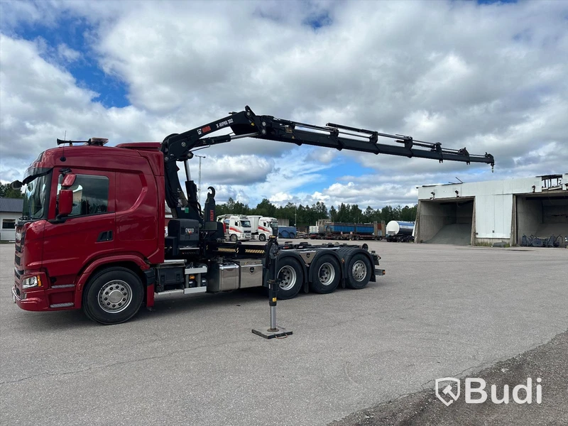 Lastbil Scania G500 8x4 2020 Tillverkare: Hiab Mätarställning (km): 14000