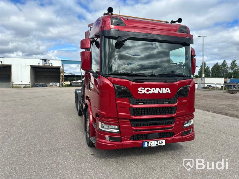 Lastbil Scania G500 8x4 2020 Tillverkare: Hiab Mätarställning (km): 14000