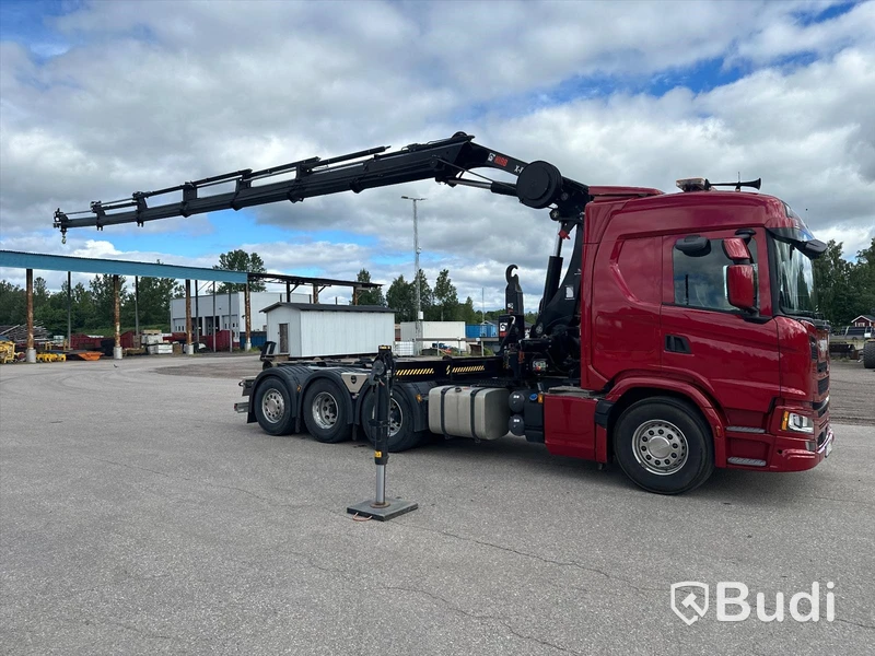 Lastbil Scania G500 8x4 2020 Tillverkare: Hiab Mätarställning (km): 14000
