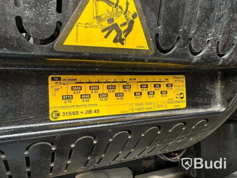 Brädgårdsbil Volvo FM 500 -2022 | Effer 315 6S + Jib 4 S | Endast demokörd