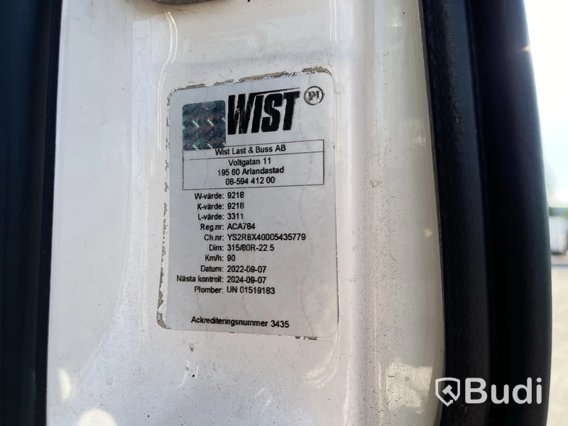 Lastväxlare Scania  R520 LB 8X4-4HNB -2016 | Plogfäste | Besiktigad tom 2025-02 | Joab L24 5750 AA - EXPORT