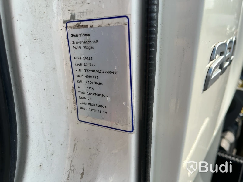 Kranväxlare Volvo FL 260 4x2 -2011 | Euro6 |  PK12002-EH-C -