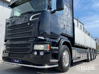 Lastbil Scania R560 8x4 | Motivlackerad | Kran flak | Palfinger PK23002 |