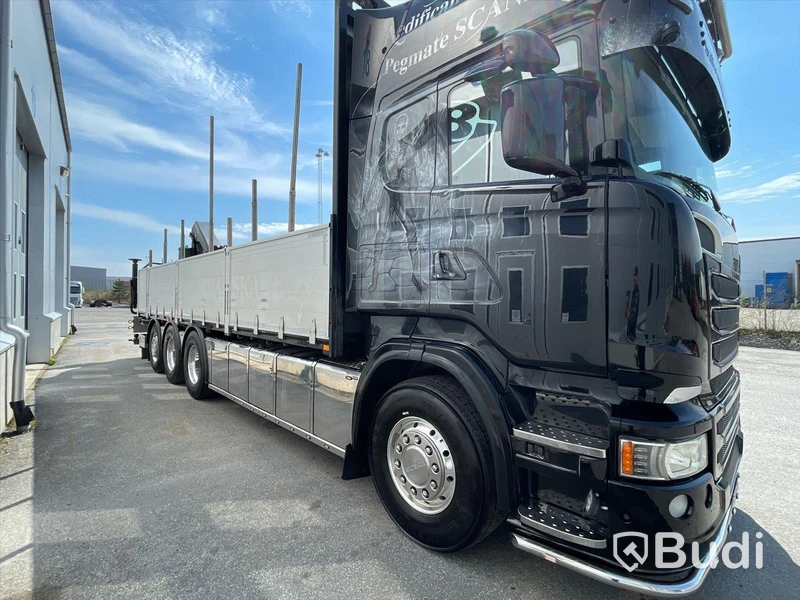 Lastbil Scania R560 8x4 | Motivlackerad | Kran flak | Palfinger PK23002 |