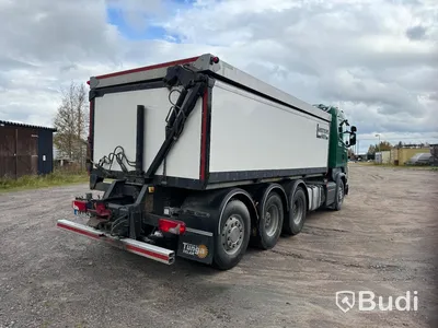 Malmbil med sidotipp Scania R730 LBB8X4 | Parator ST 24-27 | Dolly Parator SD 27 | -2014