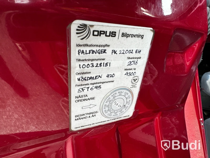 Kranbil Scania G360 -2016 | Palfinger PK 22002-EH-E