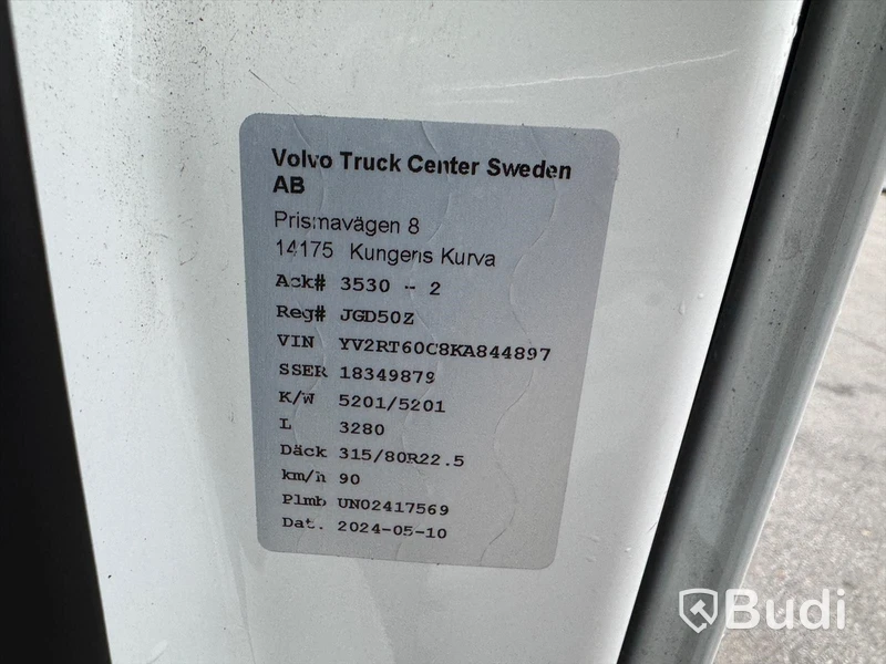 Lastväxlare Volvo FH540 -2019 | HIAB 21T | Nybesiktigad Guldavtal