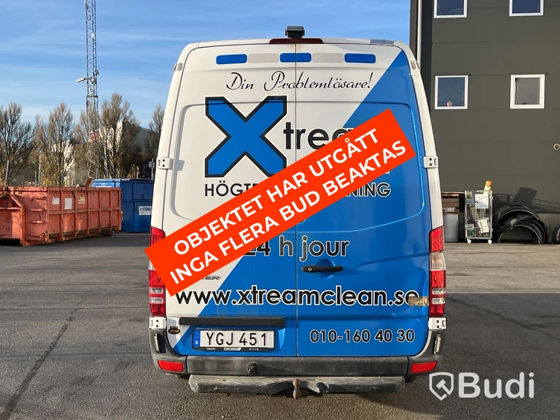 Mercedes-Benz Sprinter -2016 | Dieseldriven högtryckstvätt Rioned City jet