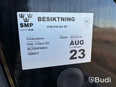 Kranväxlare Volvo FMX 410 -2019 | HIAB X-Hipro 232 E-5 | X18SL51