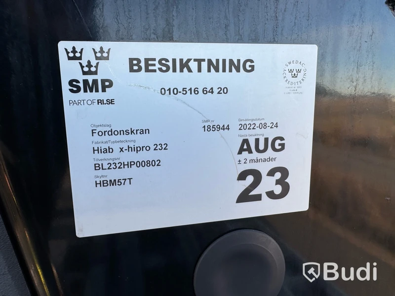 Kranväxlare Volvo FMX 410 -2019 | HIAB X-Hipro 232 E-5 | X18SL51