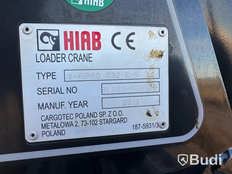 Kranväxlare Volvo FMX 410 -2019 | HIAB X-Hipro 232 E-5 | X18SL51