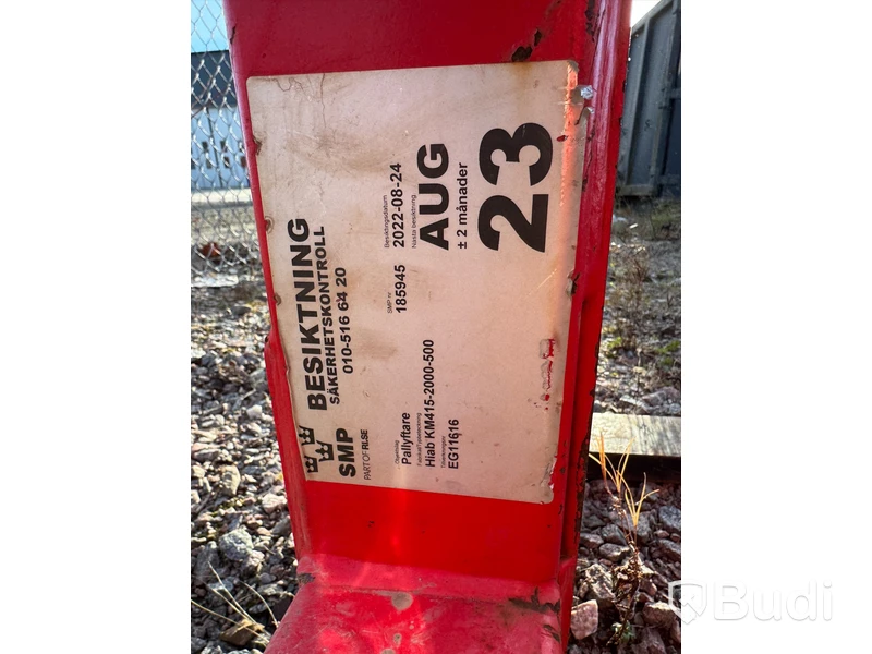 Pallgaffel Hiab 2T 2019
